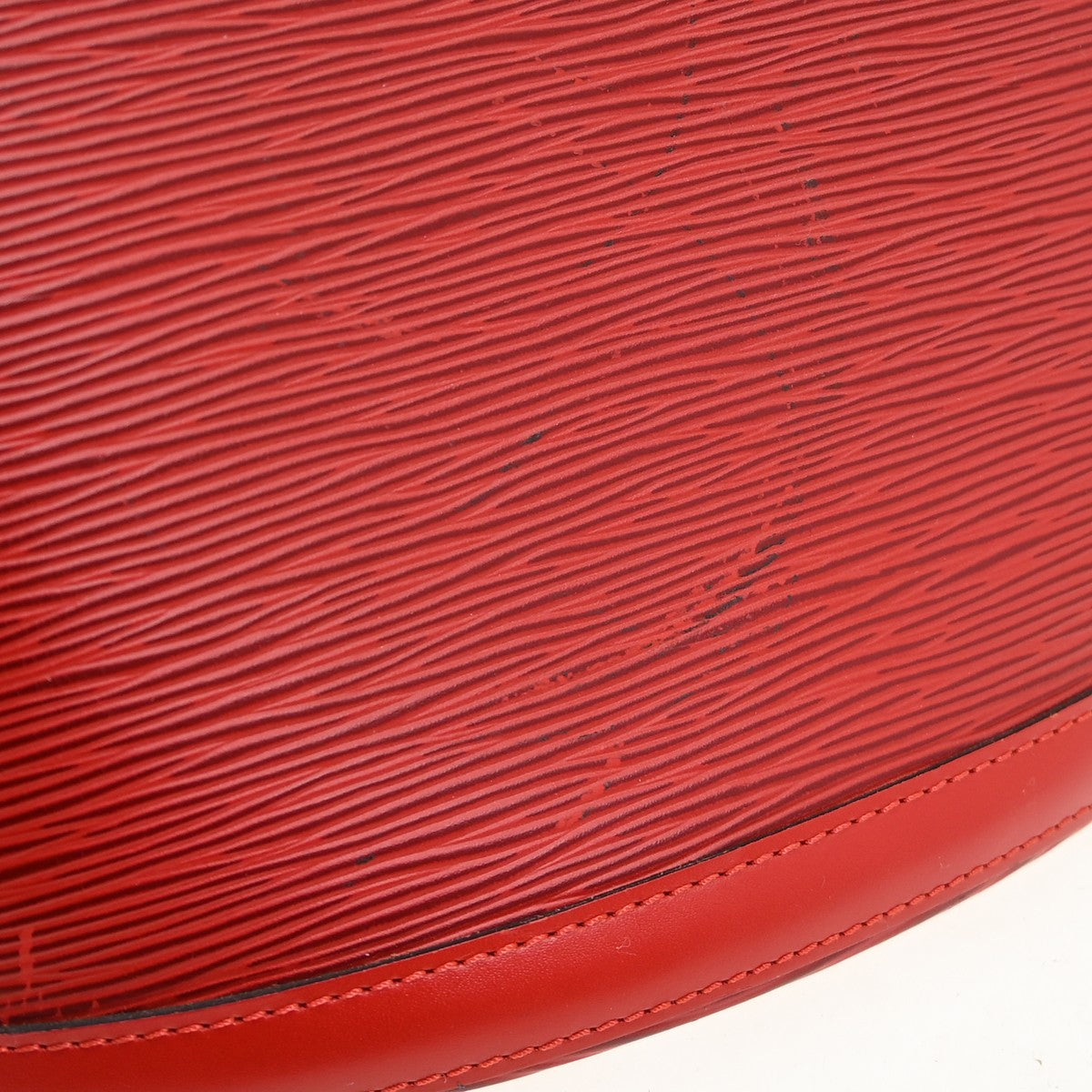 Louis Vuitton Cluny Epi Leather, Red, Leather, Shoulder Bag