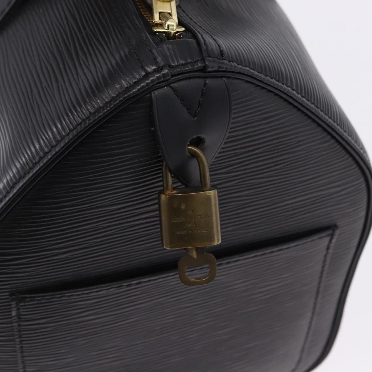 Louis Vuitton Speedy Epi Leather, Black, Leather, Handbag