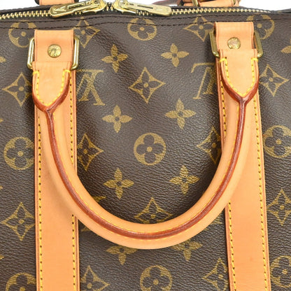 Louis Vuitton Keepall Monogram Canvas, Brown, Canvas, Travel Bag