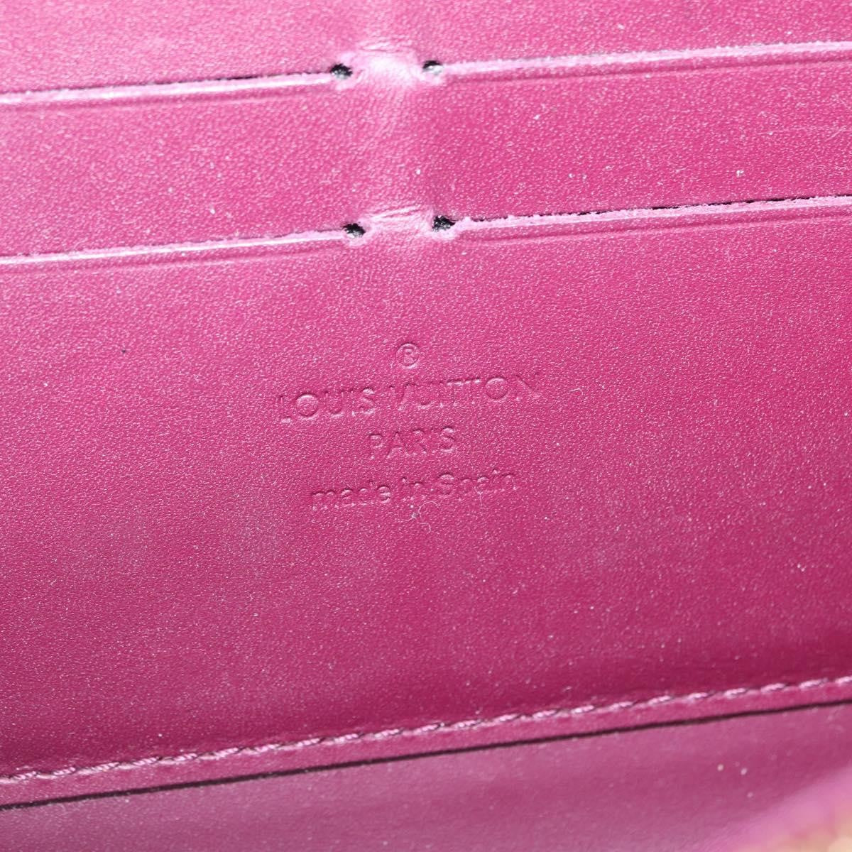 Louis Vuitton Zippy Monogram Vernis, Purple, Patent Leather, Wallet