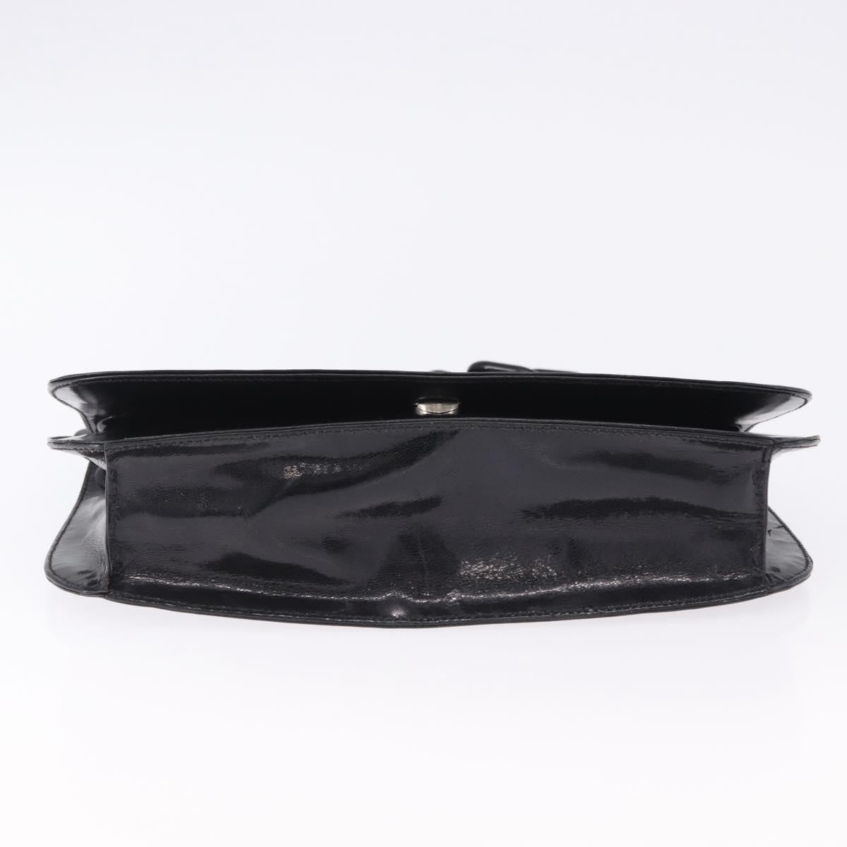 Prada Chain Shoulder Leather, Black, Leather, Shoulder Bag