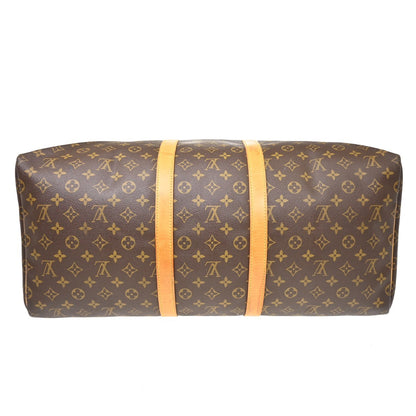 Louis Vuitton Keepall Monogram Canvas, Brown, Canvas, Travel Bag