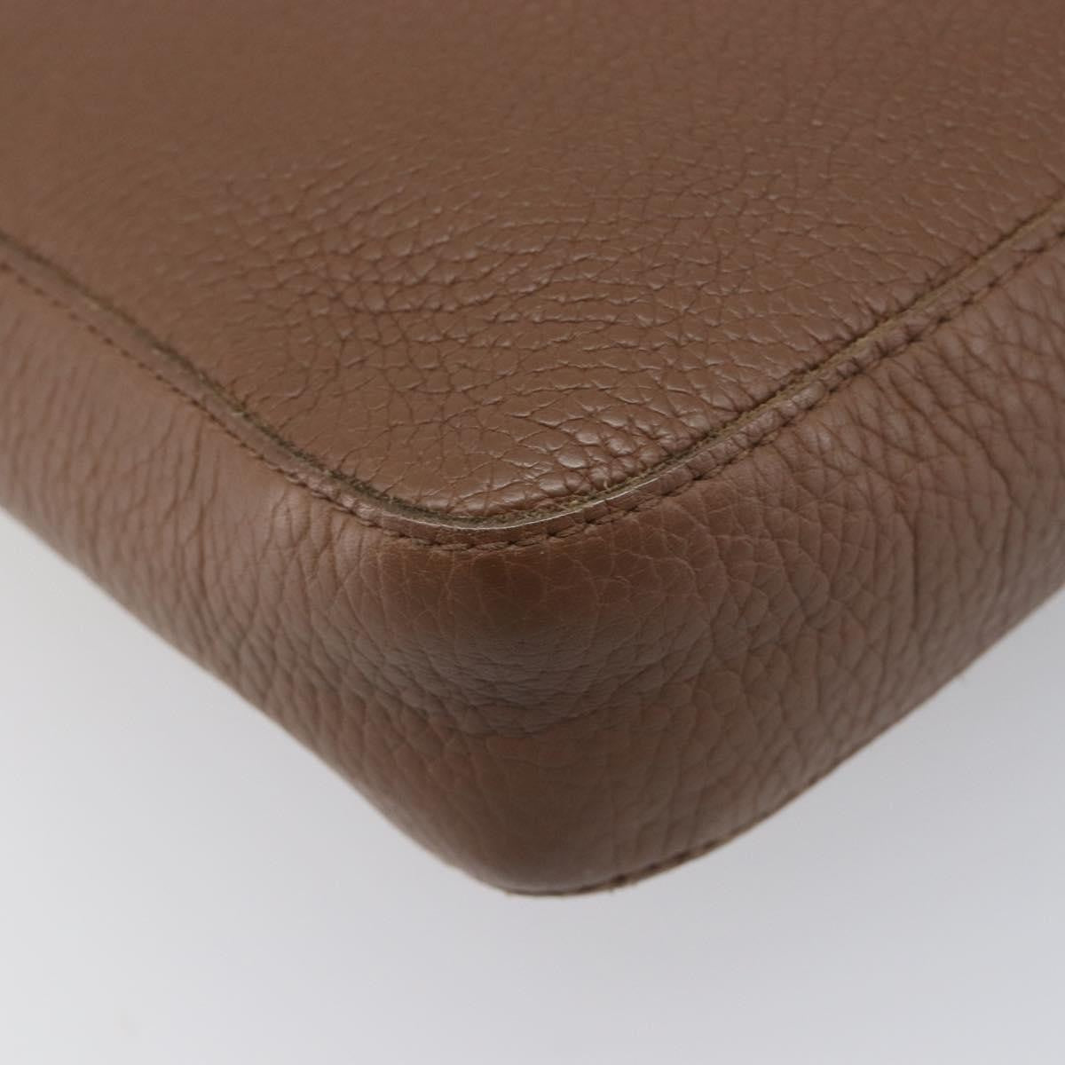 Bottega Veneta Shoulder Leather, Brown, Leather, Shoulder Bag