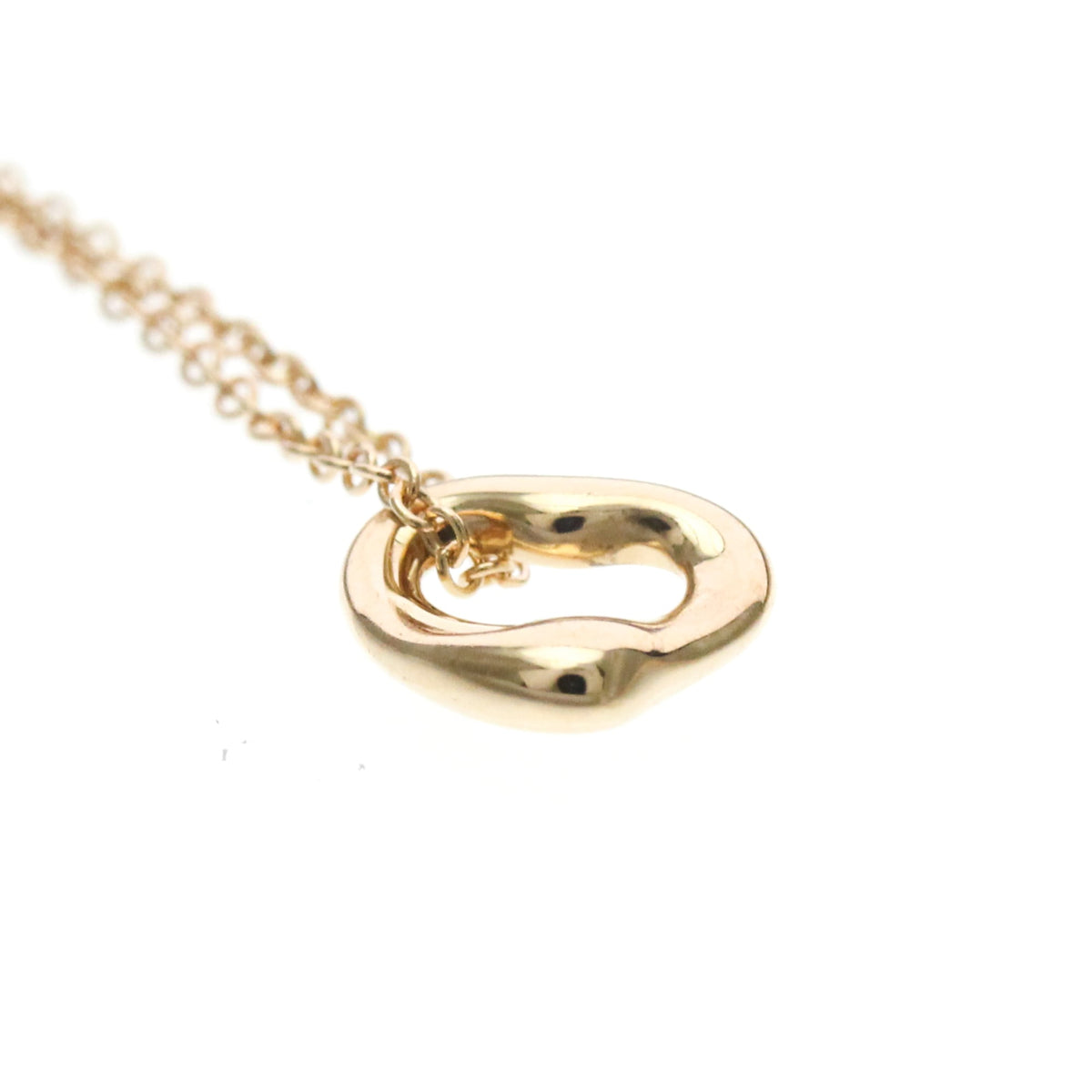 Tiffany & Co. Elsa Peretti Open Heart Pendant 18K Rose Gold, Gold, Pink Gold, Necklace