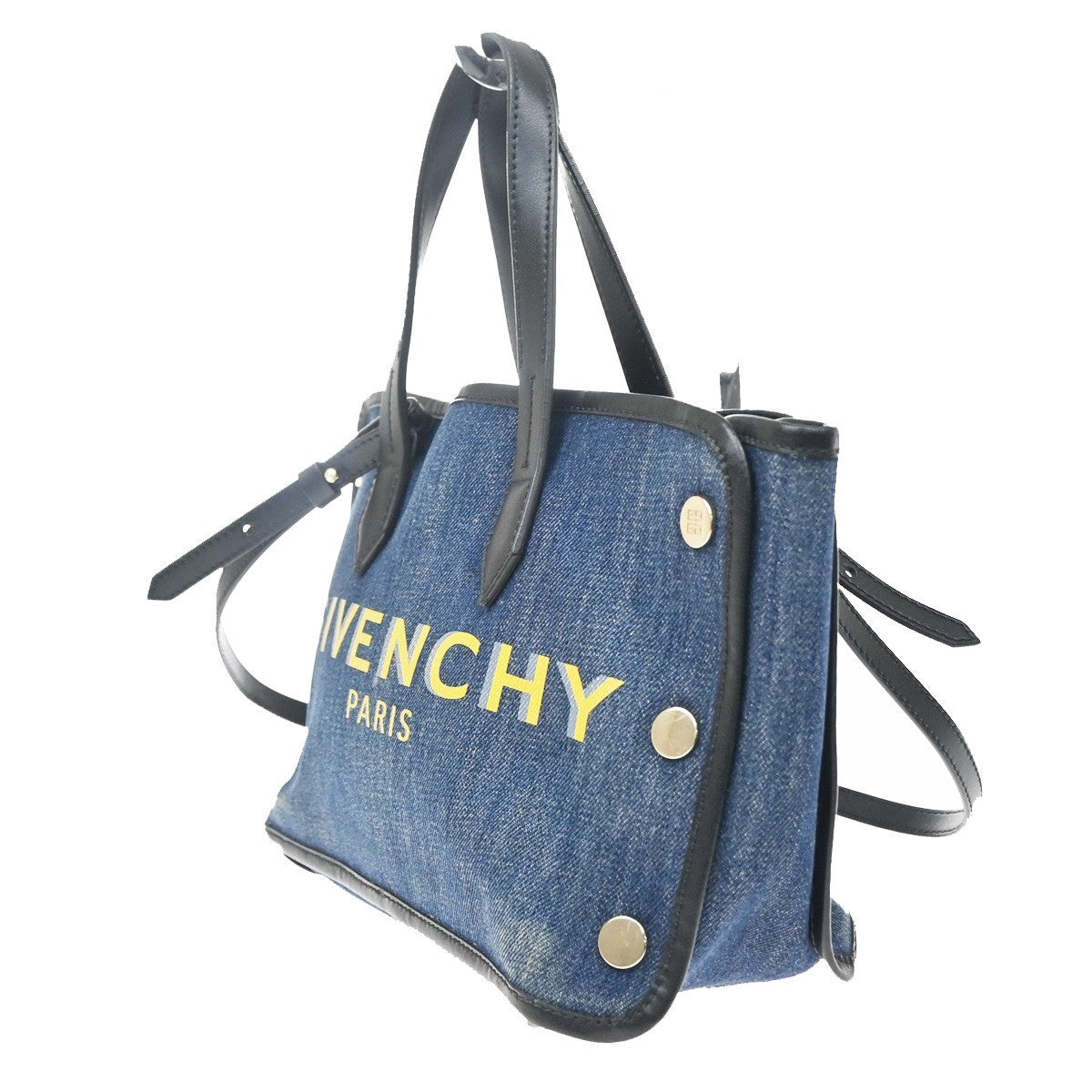 Givenchy Bond Shopper Tote Denim, Blue, Denim, Tote Bag