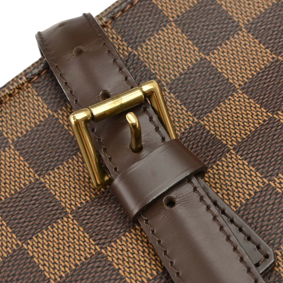 Louis Vuitton Chelsea Damier, Brown, Canvas, Tote Bag