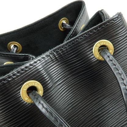 Louis Vuitton Noe Epi Leather, Black, Leather, Shoulder Bag