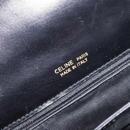 Celine Horse Carriage Leather, Black, Leather, Shoulder Bag