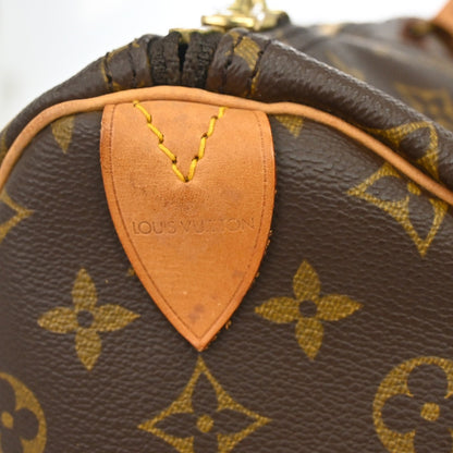 Louis Vuitton Keepall Monogram, Brown, Canvas, Travel Bag