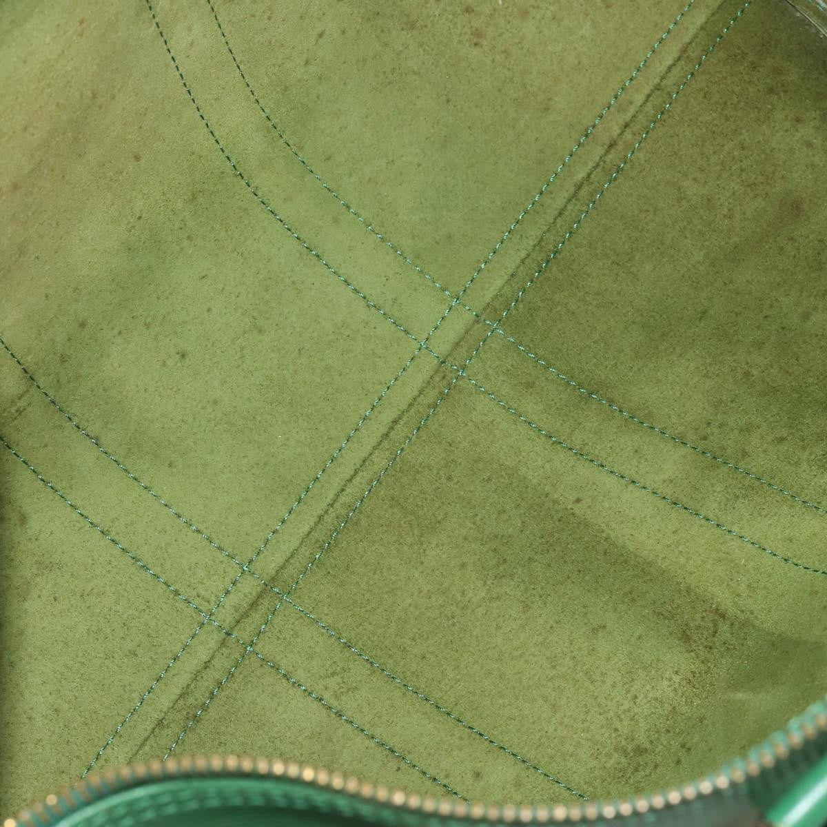 Louis Vuitton Keepall Bag Epi Leather, Green, Leather, Travel Bag