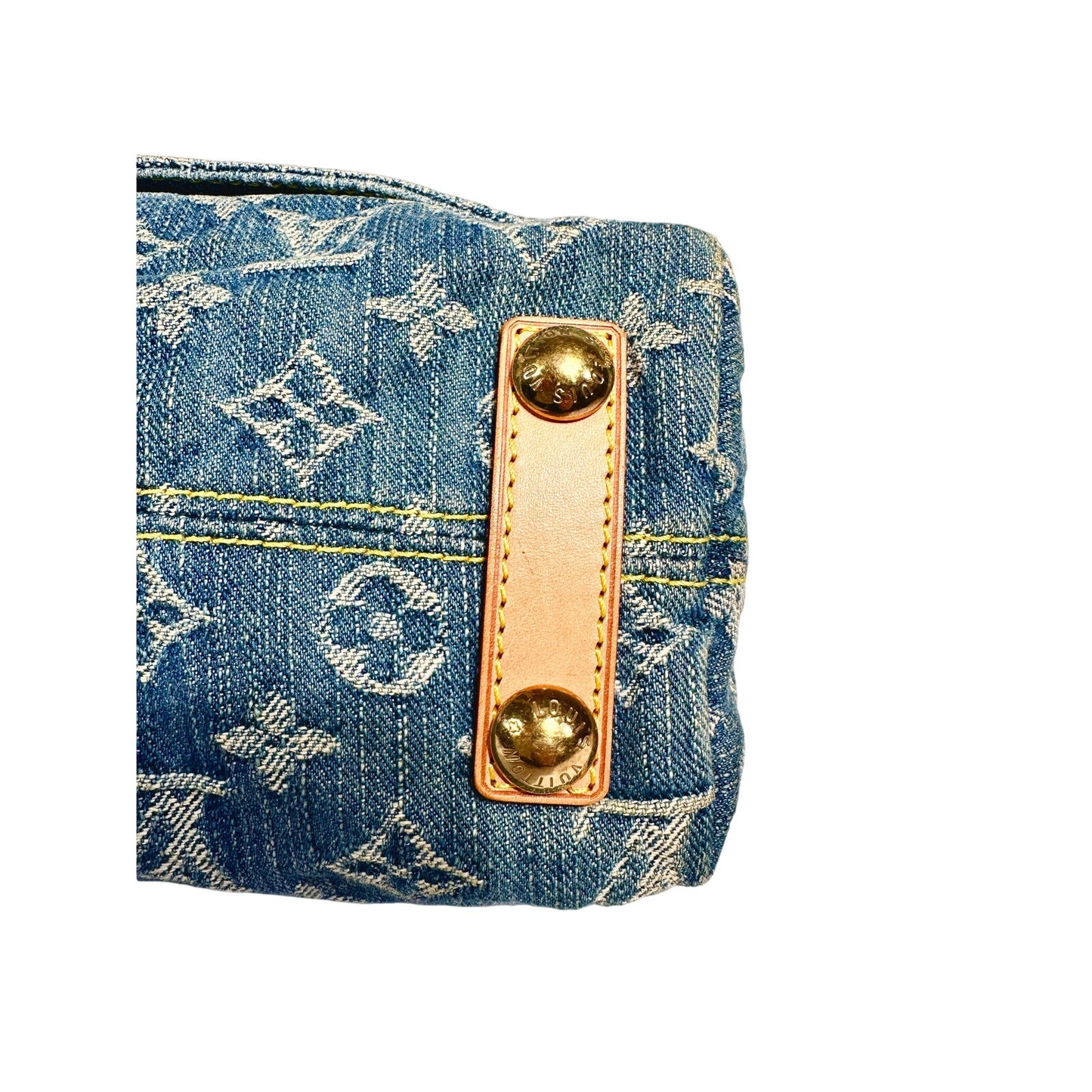 LOUIS VUITTON Monogram Denim Shoulder Bag