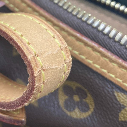 Louis Vuitton Palermo Monogram Canvas, Brown, Canvas, Handbag