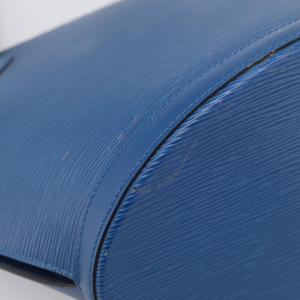 Louis Vuitton Saint Jacques Epi Leather, Blue, Leather, Handbag