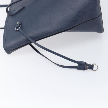 Louis Vuitton Neverfull Epi Leather, Blue, Leather, Tote Bag