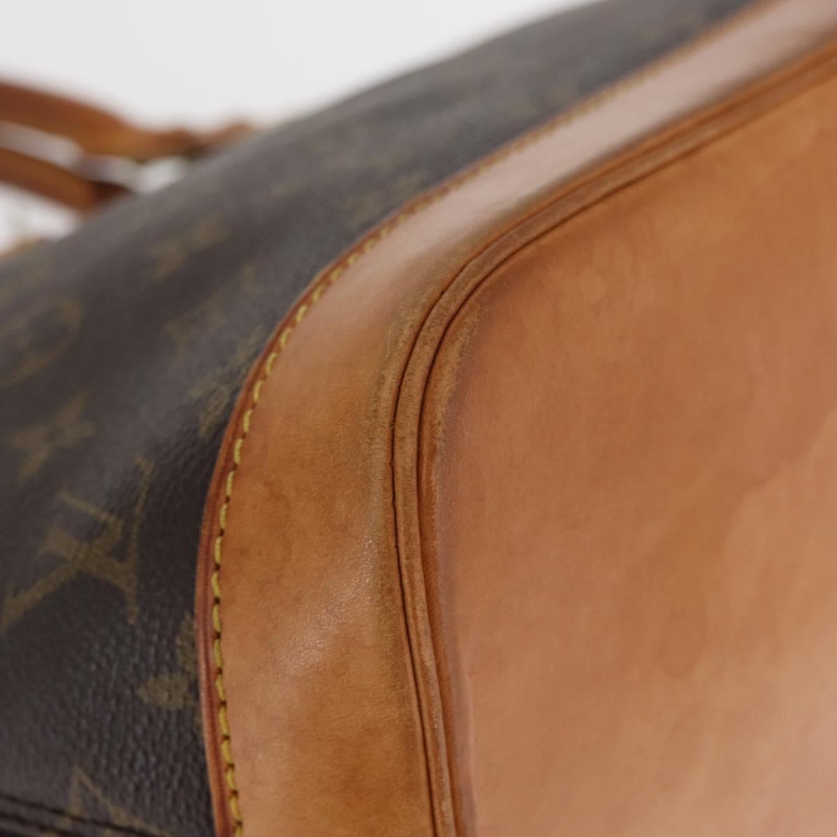 Louis Vuitton Alma Handbag Monogram Canvas, BROWN, CANVAS, Handbag