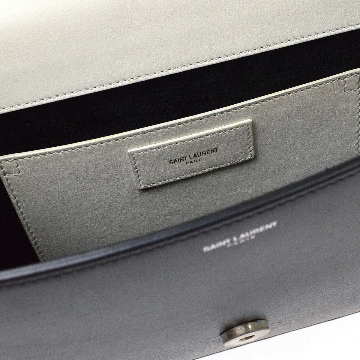 Saint Laurent Betty Leather, Black, Leather, Shoulder Bag