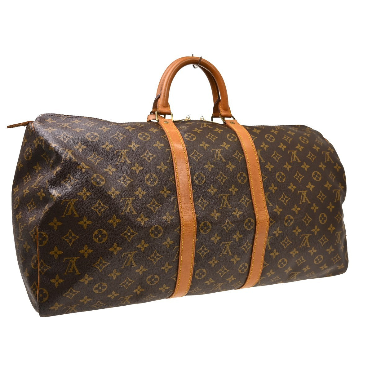 Louis Vuitton Keepall Canvas, Brown, Canvas, Travel Bag