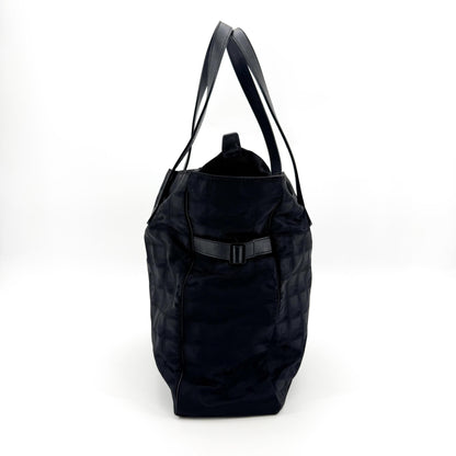 Chanel Travel Line Nylon, Black, Nylon, Tote Bag
