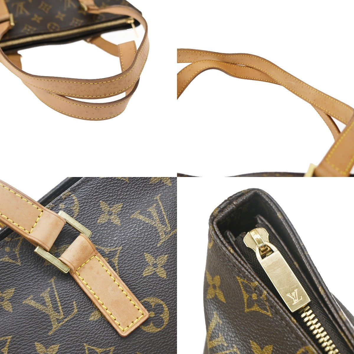 Louis Vuitton Cabas Piano Monogram Canvas, Brown, Canvas, Tote Bag