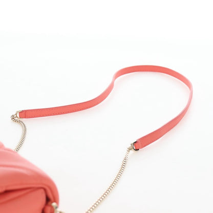 Bvlgari Serpenti Cabochon Diagonal Quilted Leather, Pink, Leather, Shoulder Bag