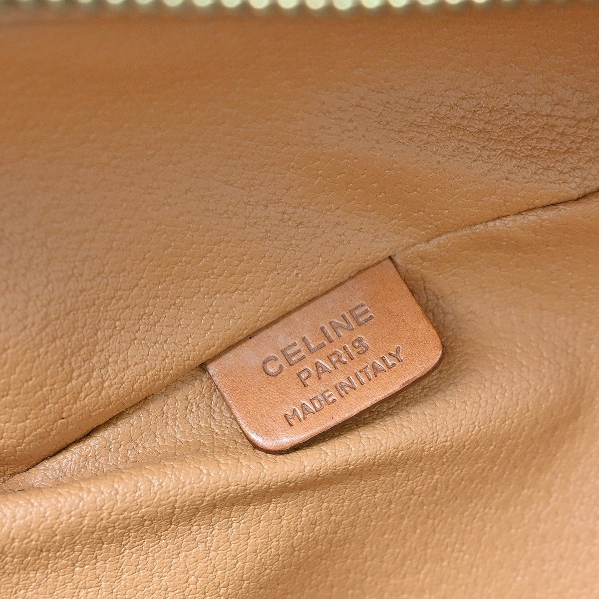 Celine Top Handle Vanity Box Triomphe Coated Canvas, Brown, Canvas, Handbag