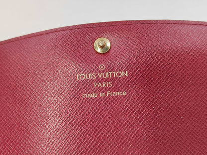 Louis Vuitton Emilie Monogram Canvas, Brown, Canvas, Wallet