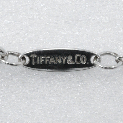 Tiffany & Co. Elsa Peretti Open Heart Pendant Sterling Silver with Diamond, Silver, Silver, Necklace
