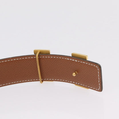 Hermes Constance Reversible Belt Leather, Black, Leather, Belt