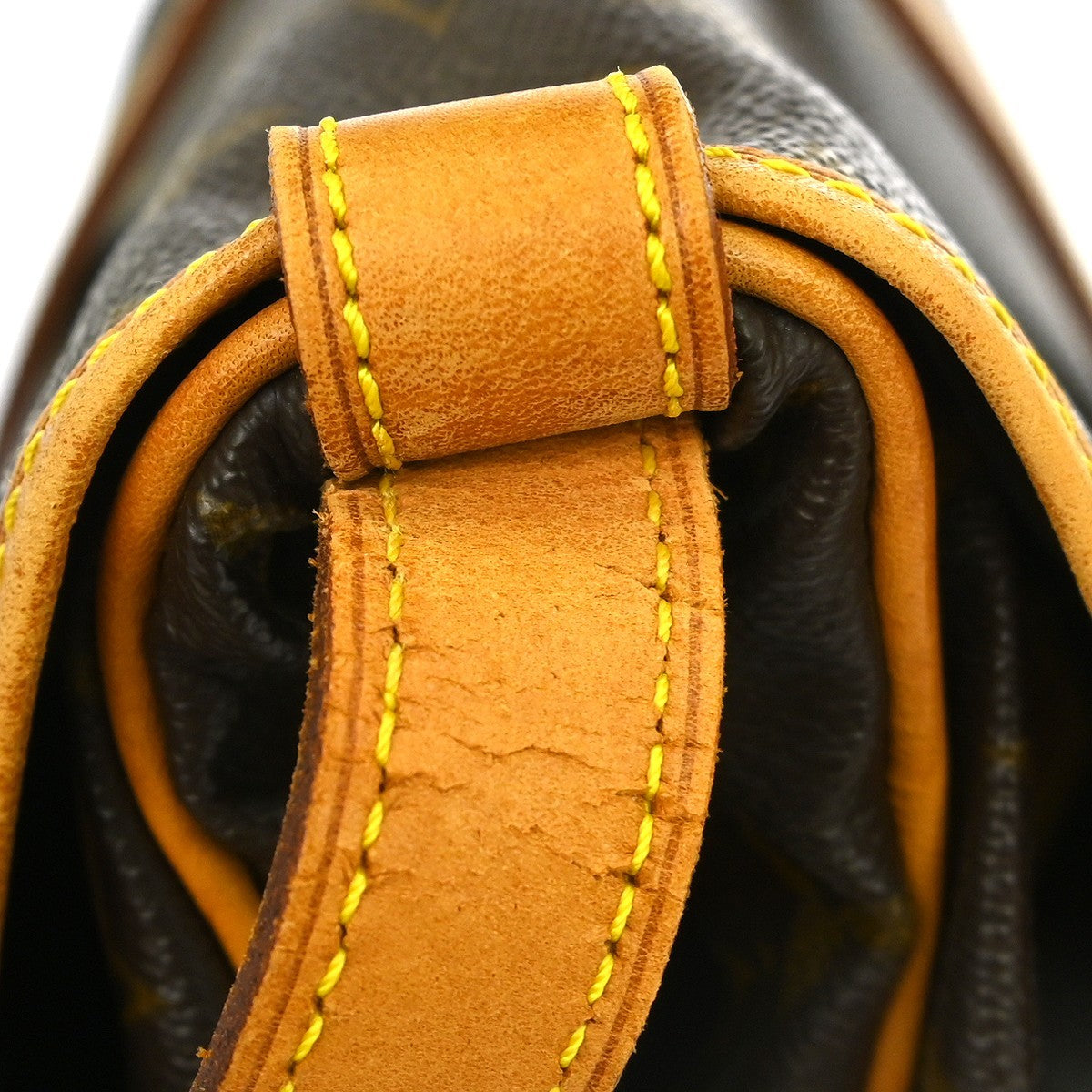 Louis Vuitton Saumur Monogram, Brown, Canvas, Shoulder Bag