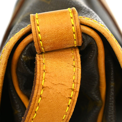 Louis Vuitton Saumur Monogram, Brown, Canvas, Shoulder Bag