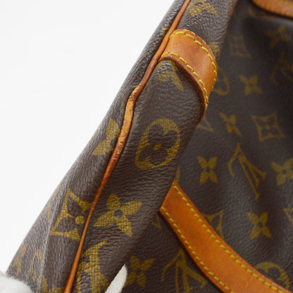 Louis Vuitton Shopping Sac Monogram Canvas, Brown, Canvas, Handbag
