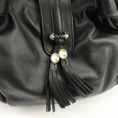 Gucci Marrakech Leather, Black, Leather, Tote Bag