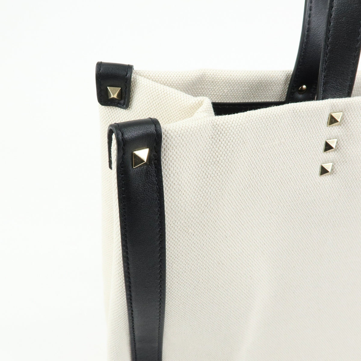 Valentino Garavani Grande Plage VLTN Canvas, Beige, Canvas, Tote Bag