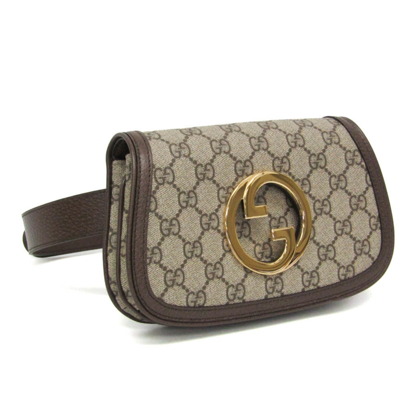 Gucci Blondie Belt GG Coated Canvas, Beige, Canvas, Clutch
