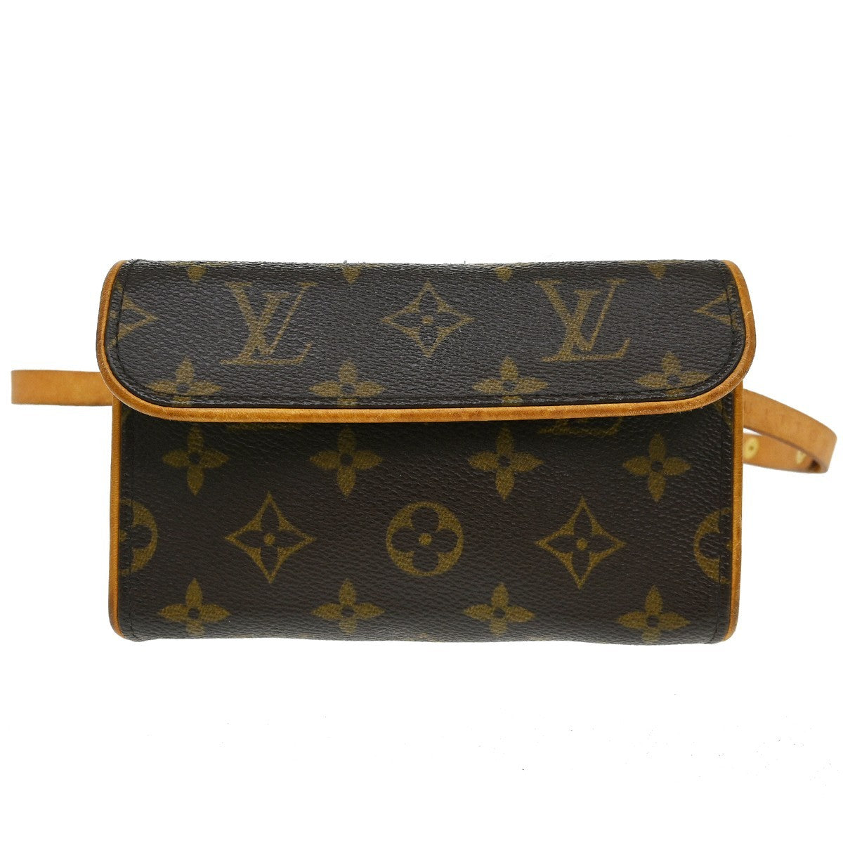 Louis Vuitton Florentine Waist Monogram Canvas, Brown, Canvas, Clutch