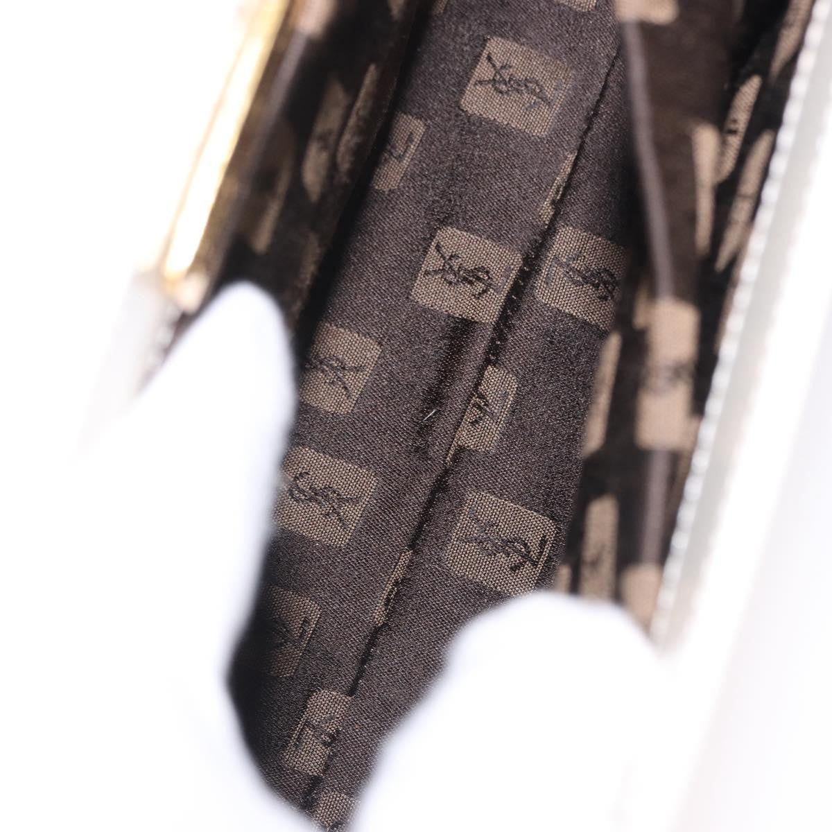 Saint Laurent Vintage Leather, Ecru, Leather, Shoulder Bag
