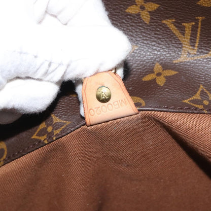 Louis Vuitton Shopping Sac Monogram Canvas, Brown, Canvas, Handbag