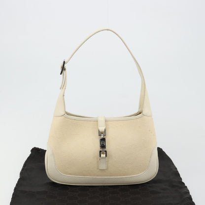 Gucci Jackie Hobo GG Canvas, Beige, Canvas, Shoulder Bag