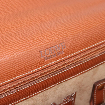 Loewe Anagram Business Leather, Brown, Leather, Briefcase