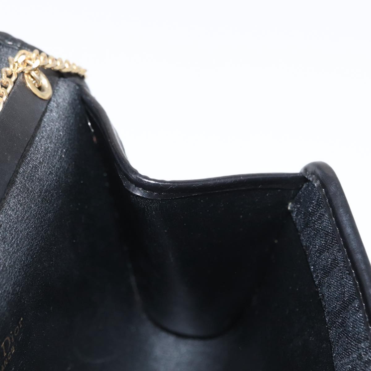 Christian Dior Vintage Trotter Shoulder Bag Canvas, BLACK, CANVAS, Shoulder bag