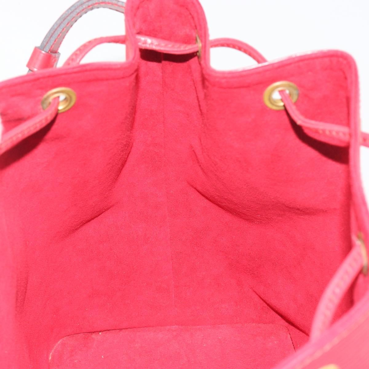 Louis Vuitton Petit Noe Epi Leather, Red, Leather, Shoulder Bag