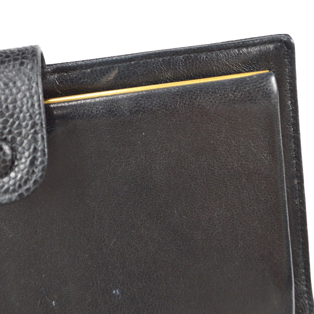 Chanel Timeless CC French Caviar, Black, Leather, Wallet