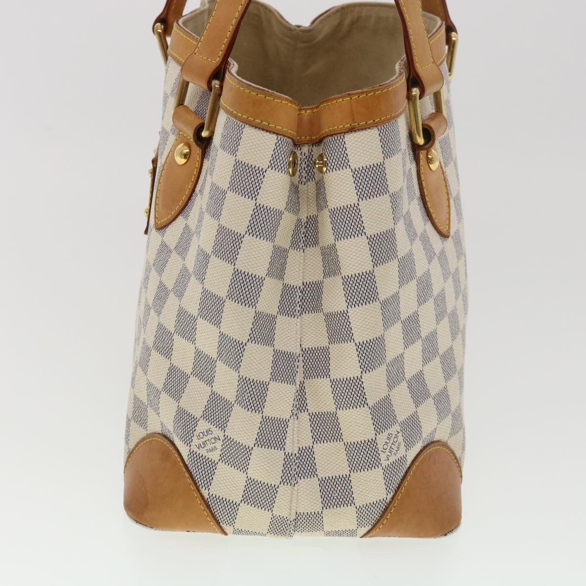 Louis Vuitton Hampstead Damier, White, Canvas, Tote Bag