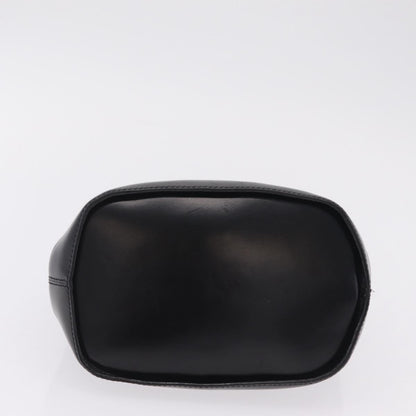 Celine Shoulder Leather, Black, Leather, Shoulder Bag