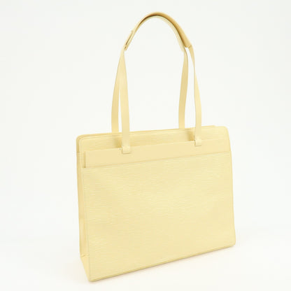 Louis Vuitton Croisette Epi Leather, Yellow, Leather, Tote Bag