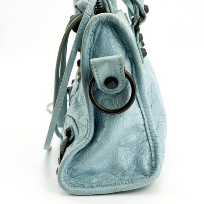 Balenciaga City Leather, Blue, Other, Handbag