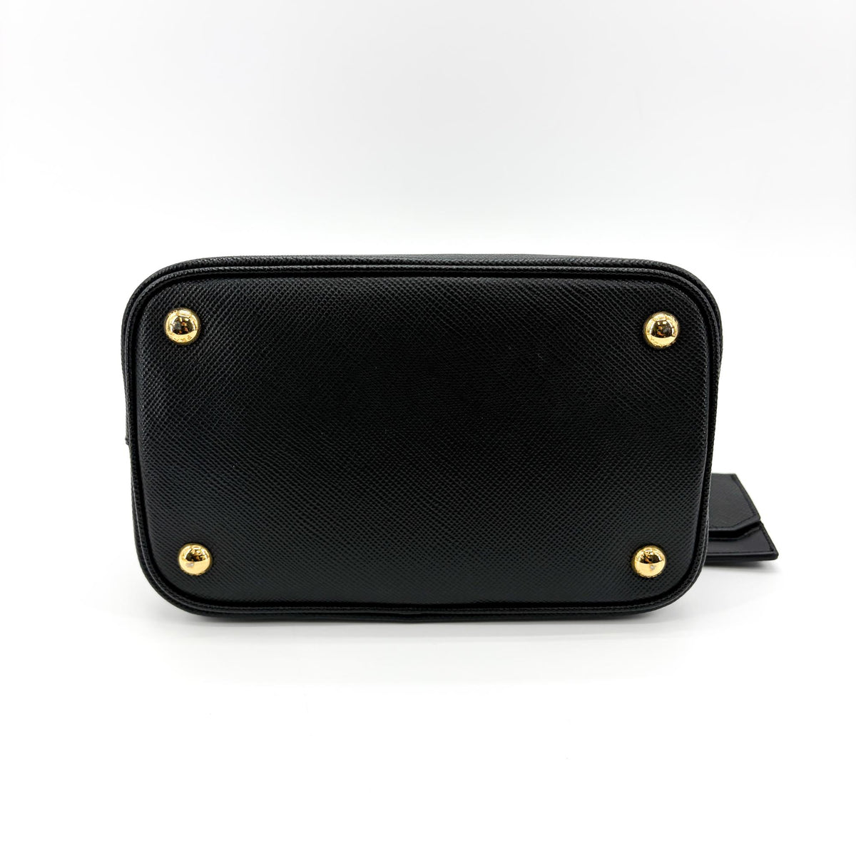 Prada Panier Bucket Saffiano Leather, Black, Leather, Handbag