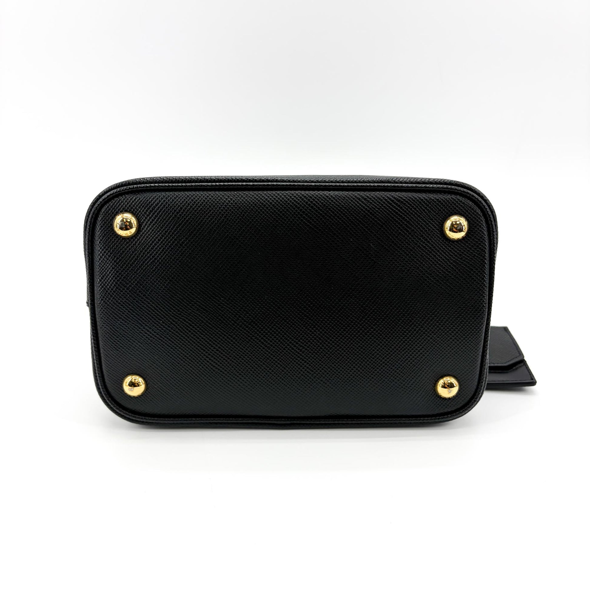 Prada Panier Bucket Saffiano Leather, Black, Leather, Handbag