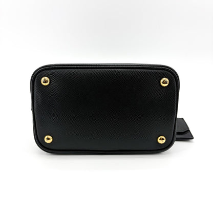 Prada Panier Bucket Saffiano Leather, Black, Leather, Handbag