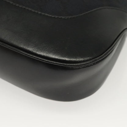 Gucci Jackie Original Shoulder Bag Diamante Coated Canvas, BLACK, CANVAS, Shoulder bag